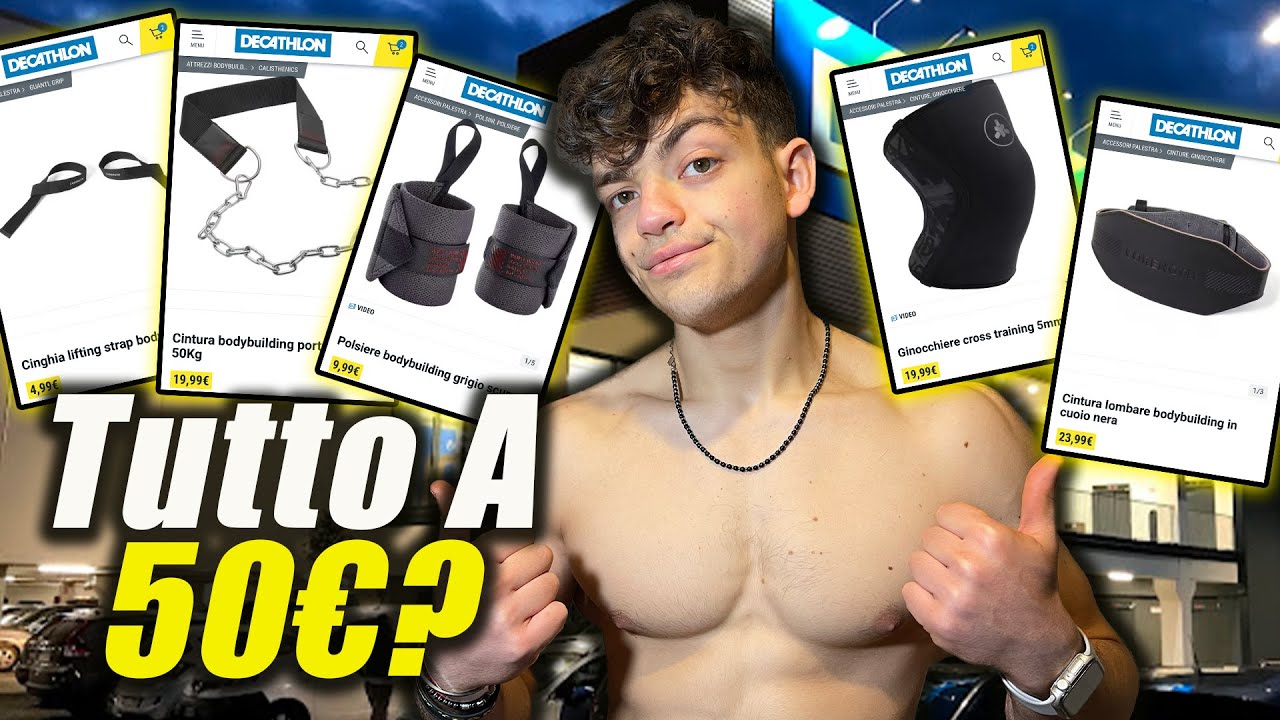 PROVO TUTTI GLI ACCESSORI DA PALESTRA DI DECATHLON *SOLDI BUTTATI?*