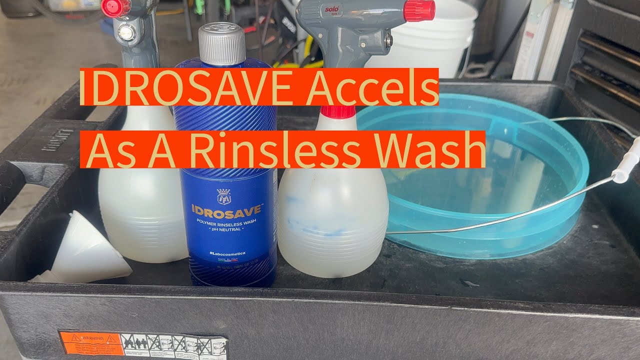 IDROSAVE Rinseless Washing with Protection and Slickness/ Top of the Hill/ Champion Level Product