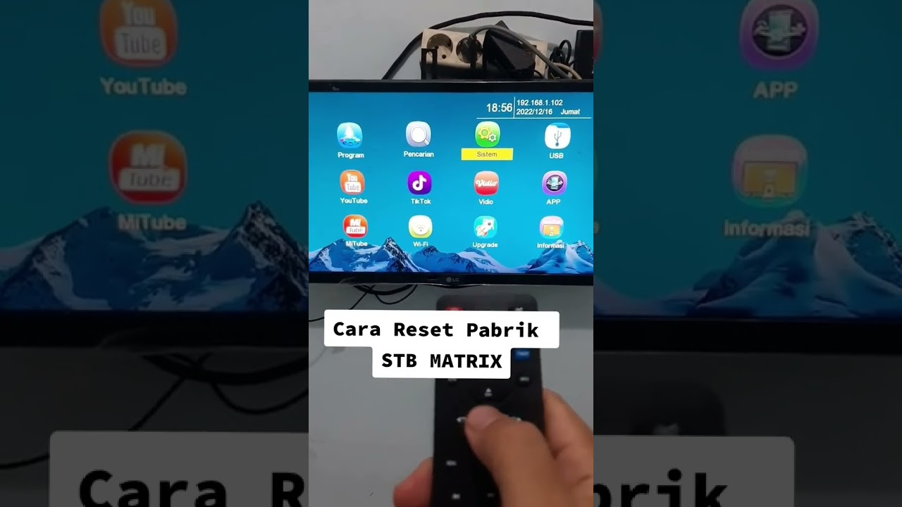 how to reset STB MATRIX APPLE #STB #matrix