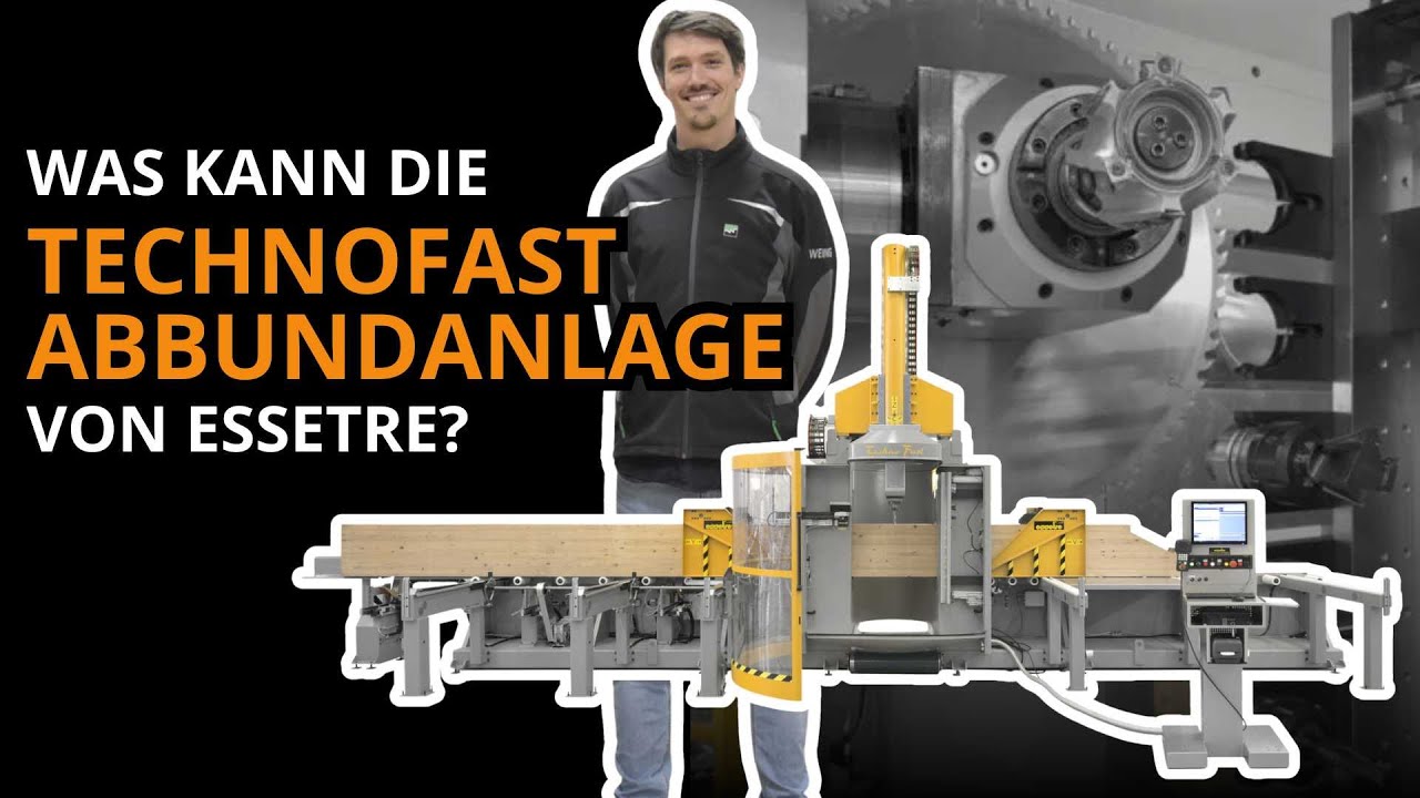 Was kann die TechnoFast im Abbund? Zapfen, Sparren, Pfetten und mehr! #Holzbau #Abbund #TechnoFast