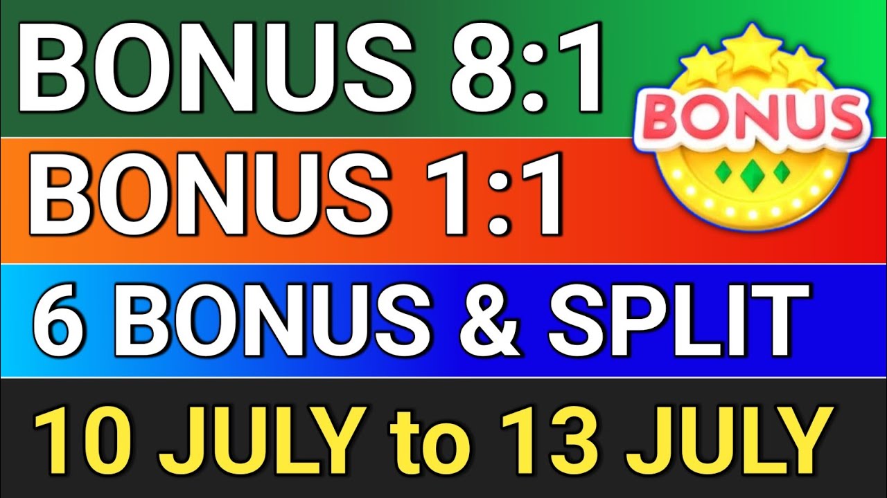 6 bonus & split news? 