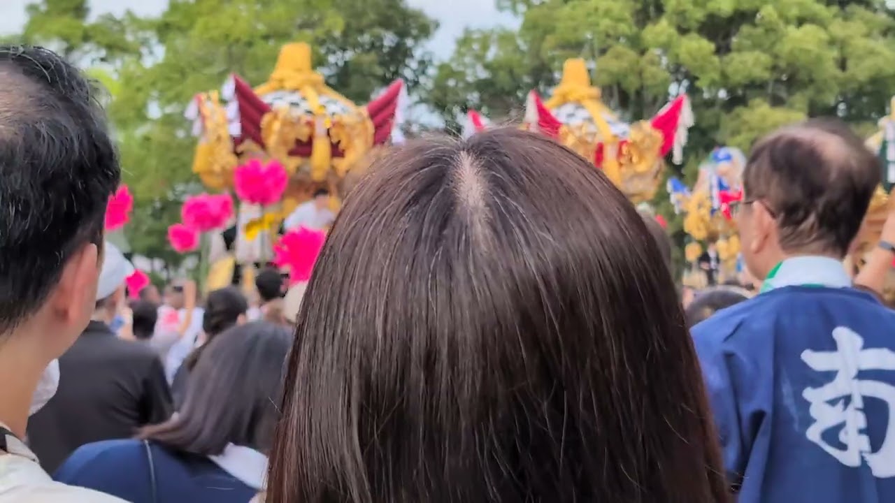 曽根天満宮秋祭り練り合わせ