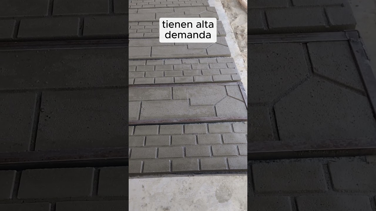 Placas prefabricadas de concreto perfectas con este truco #construction #concreto