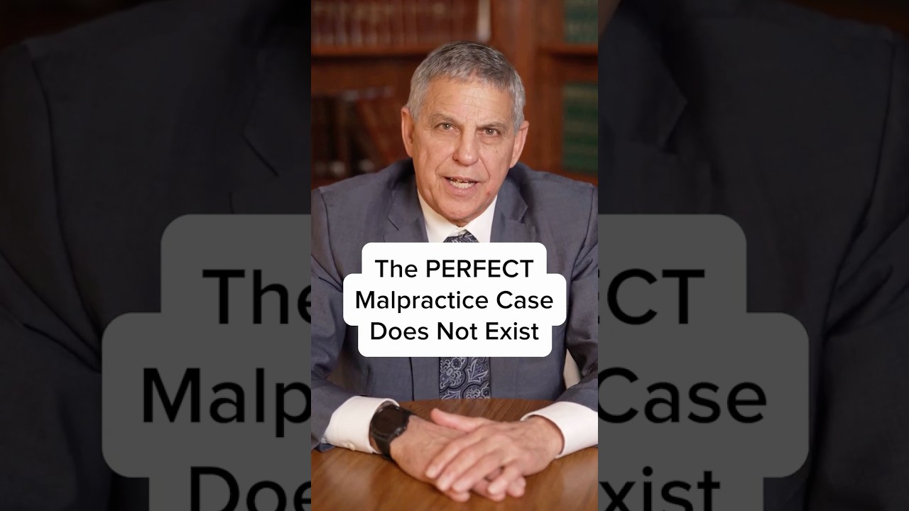 The Truth Behind the 'Perfect Case' Myth in Medical Malpractice #shorts #advice #law