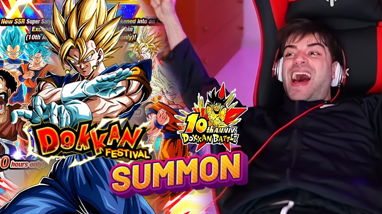 BUON 10° ANNIVERSARIO!!😍 SUMMON FOLLI PER il PIU FORTE del GIOCO, SUPER VEGITO!!🔥DOKKAN BATTLE ITA