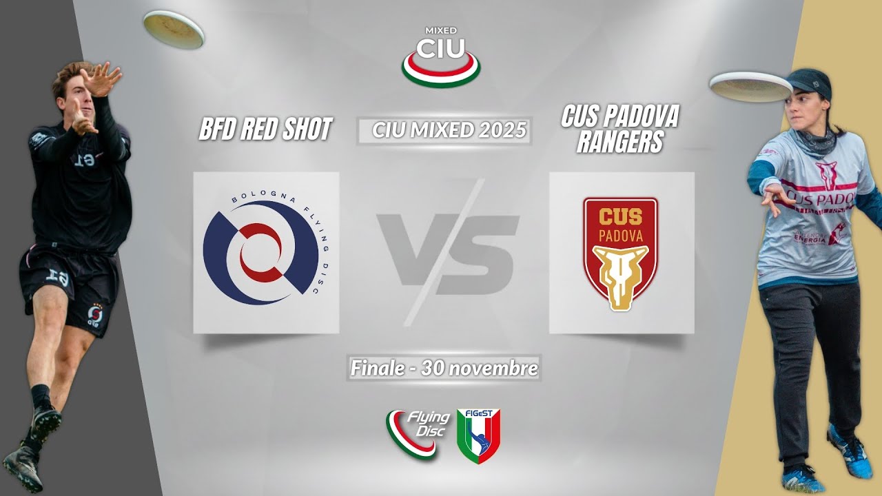 BFD Redshot vs CUS Padova Rangers - Finale - CIU Mixed Serie A 2025