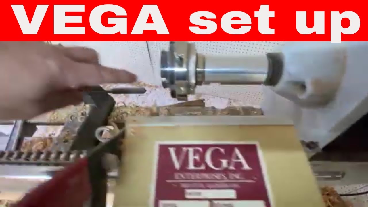 Setting up the Vega duplicator on the delta 1440 wood lathe