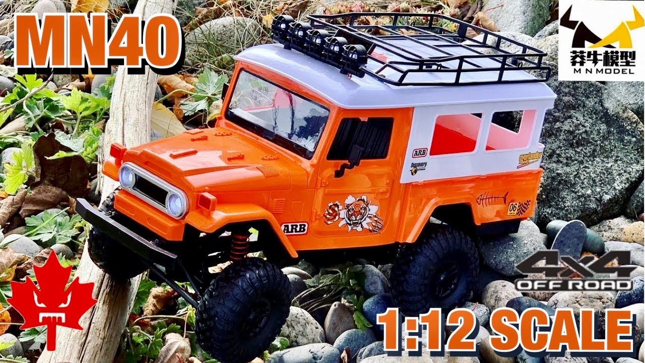 MN40 RC 1/12th Scale 4WD Landcruiser Crawler 1st Look
