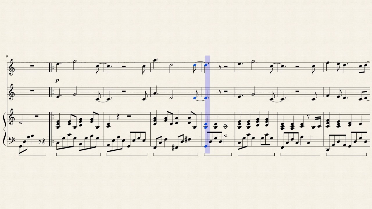 Hillsong -- Still 安静 (piano & violin) [sheet music] by Anita Hu