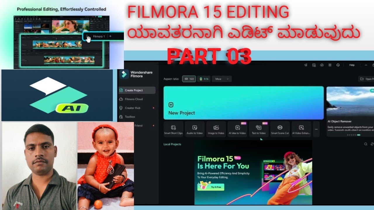 Part 03 filmora 15 editing maduvadar kuritu Kannada dalli|#kannada #viralvideo #edit 