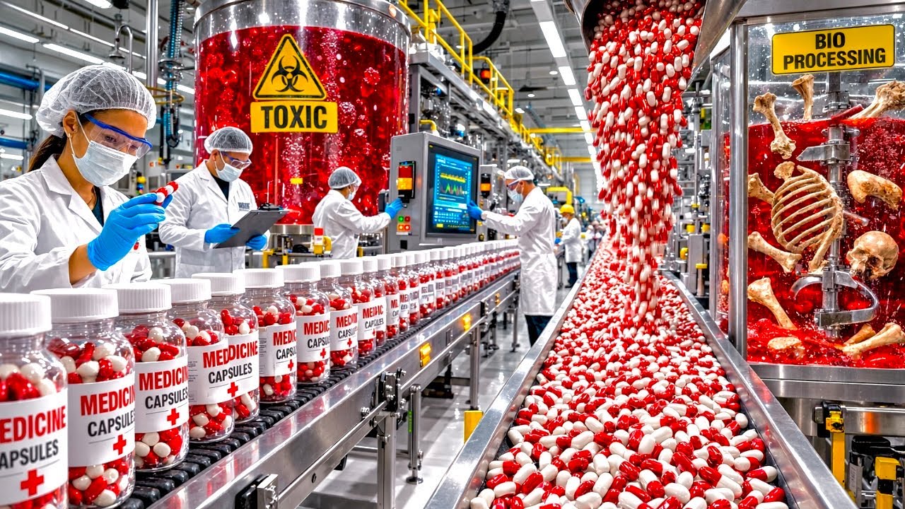 CÓMO se PRODUCEN las MEDICINAS 💊 | MEGAFÁBRICA FARMACÉUTICA 🏭
