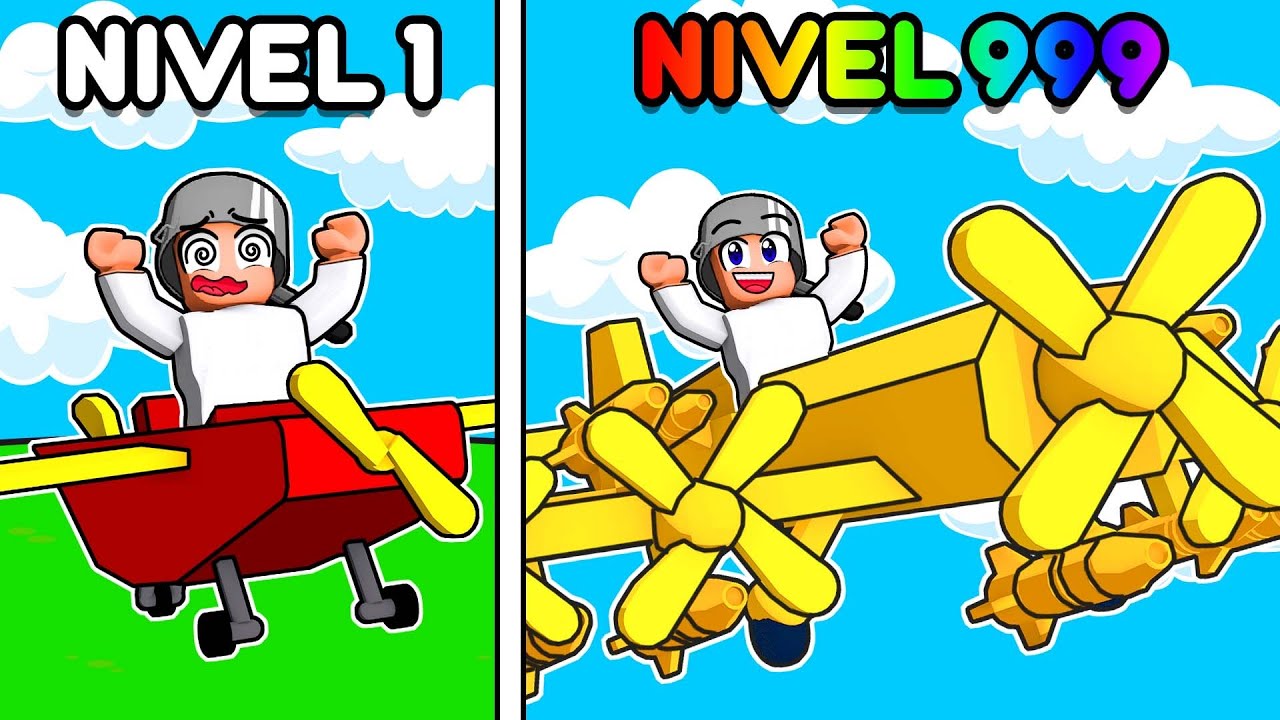 CONSTRUÍ O MELHOR AVIÃO NO ROBLOX