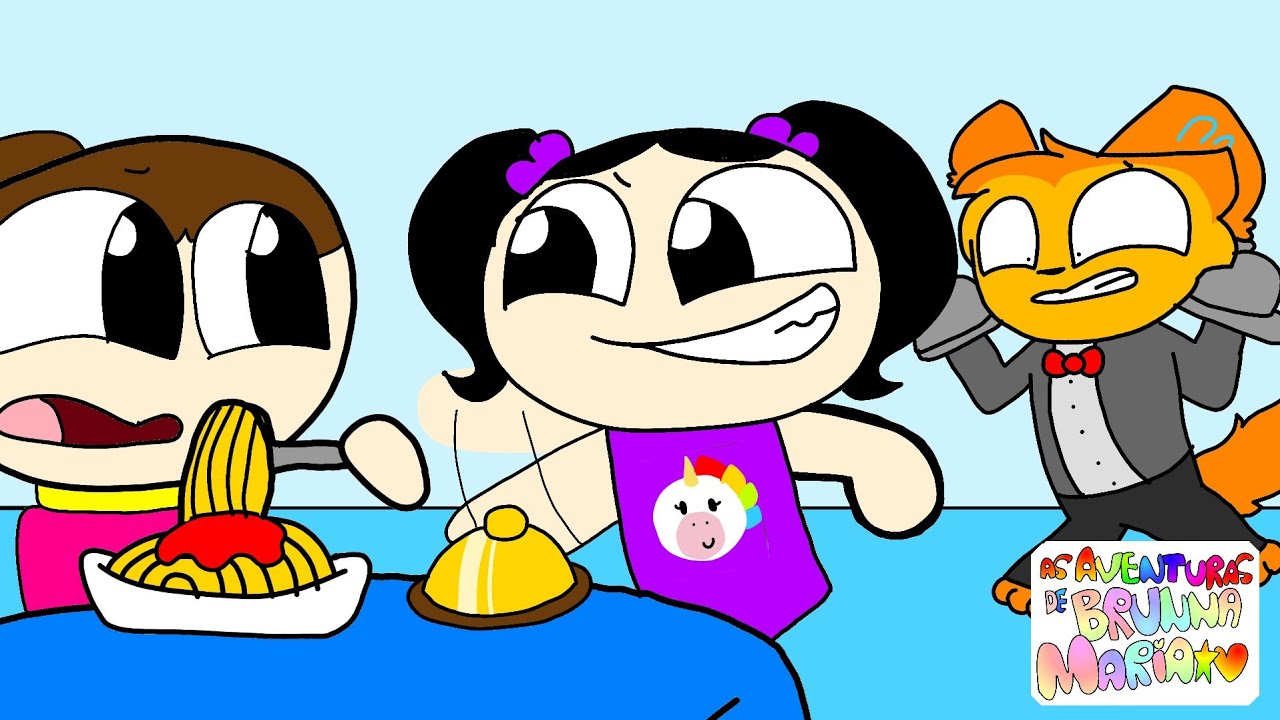 As aventuras de Brunna Maria|Todo mundo fez bagunça no restaurante-Leiam a descrição