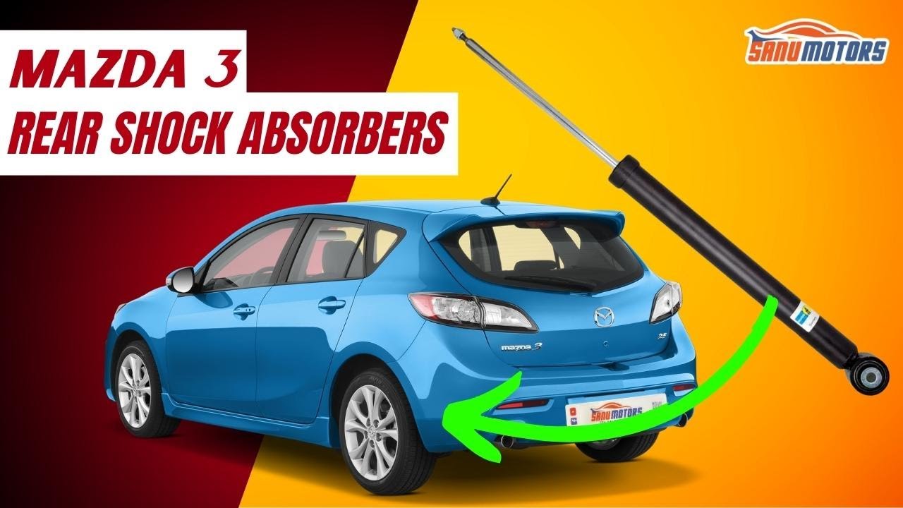 Как заменить задние амортизаторы на MAZDA 3 | Пошаговое руководство | SANU MOTORS #mazda3