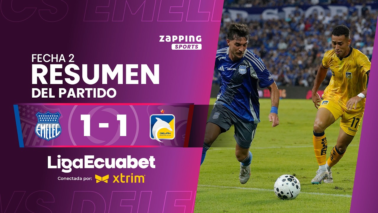 CS Emelec 1 - 1 Delfín SC / Fecha 2 / Liga Ecuabet conectada por Xtrim 2026