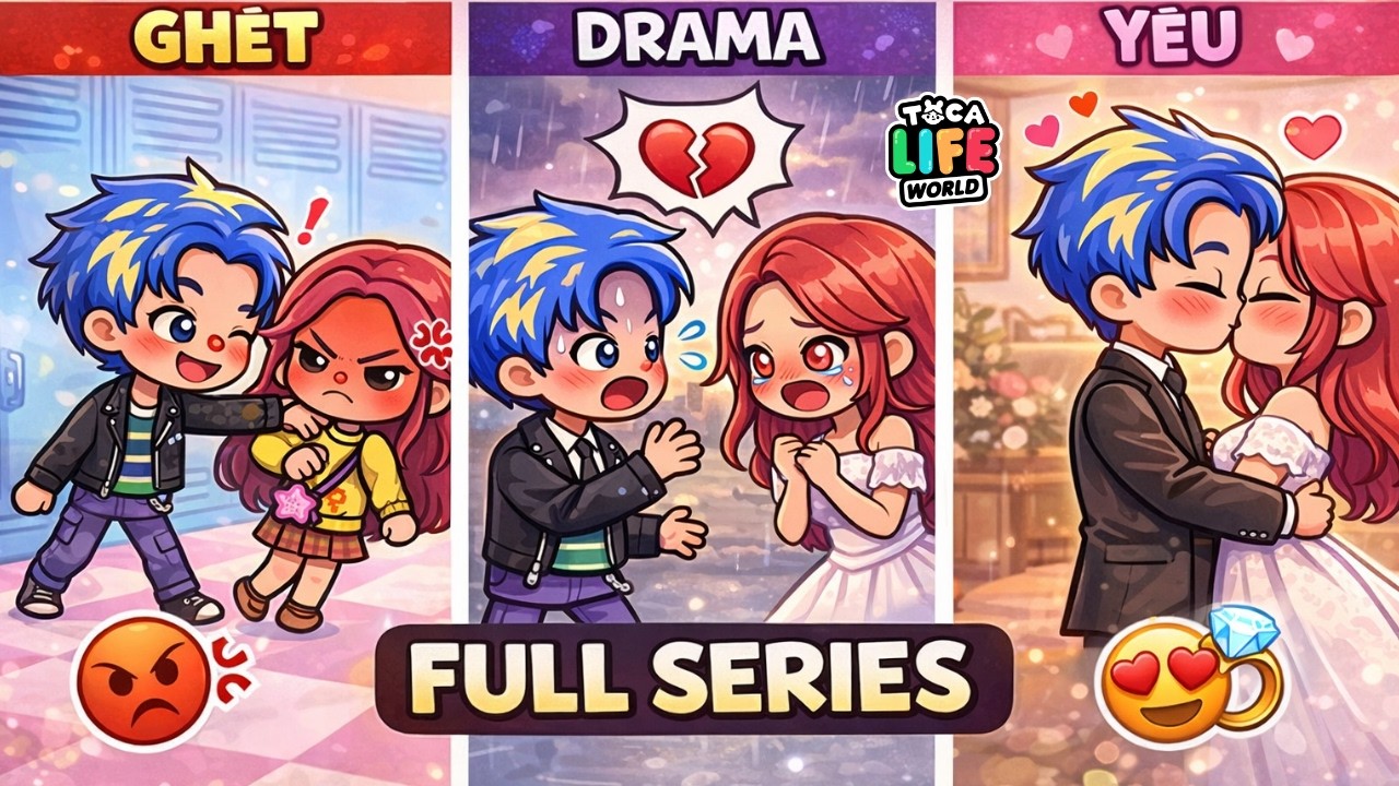 Từ ghét thành yêu l From Enemy To Love - Full Series  l Toca Boca Love Series l Juri Channel