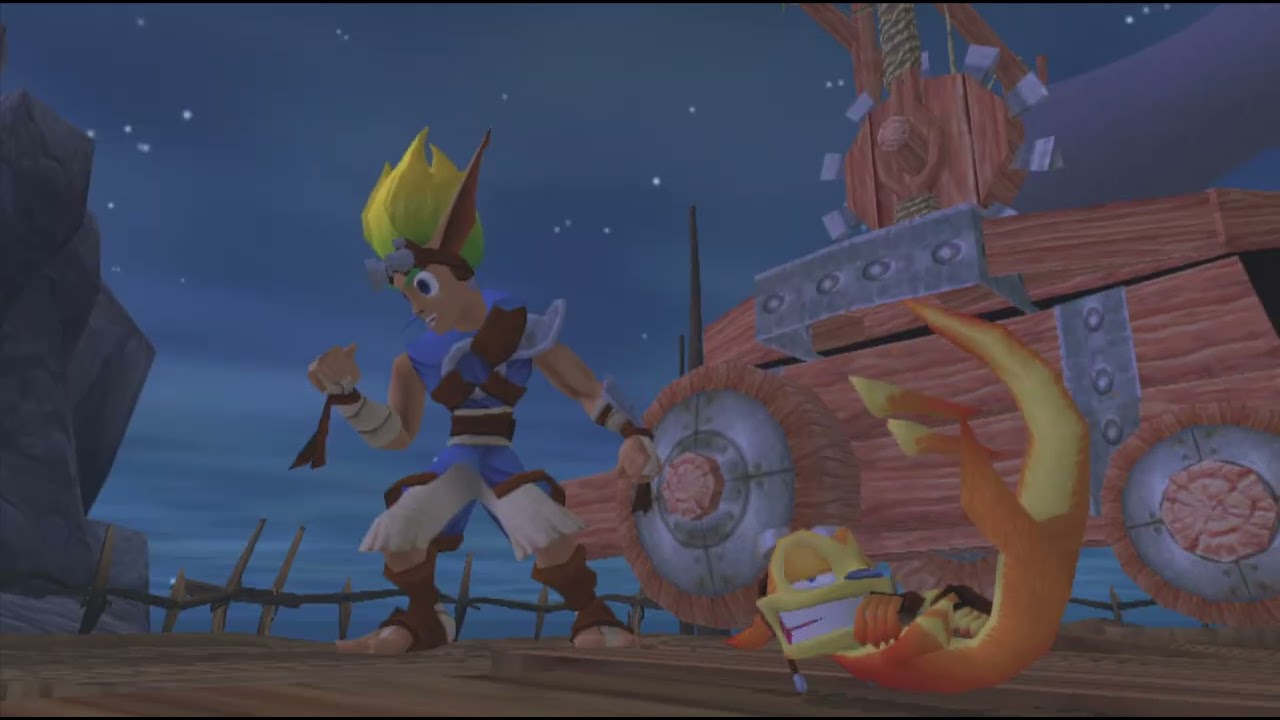 Jak and Daxter: The Precursor Legacy cleaning out misty isles 