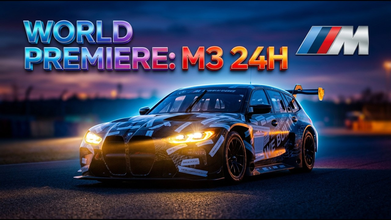 BMW M3 Touring 24H Reveal The 590HP GT3 Wagon is REAL! 🏁🔥