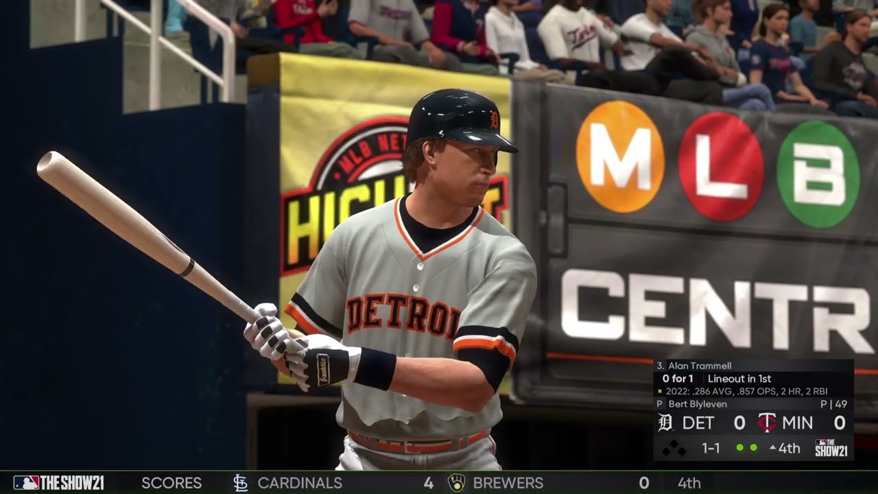 MLB 88 Day 8 Detroit Tigers at Minnesota Twins Tanana vs Blyleven