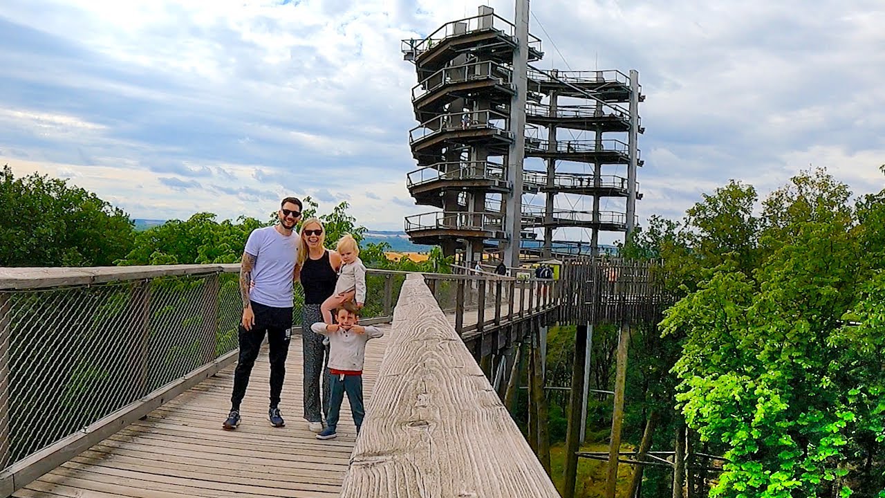 Treetop Adventure Saarschleife Saarland || Slide Through the Sky