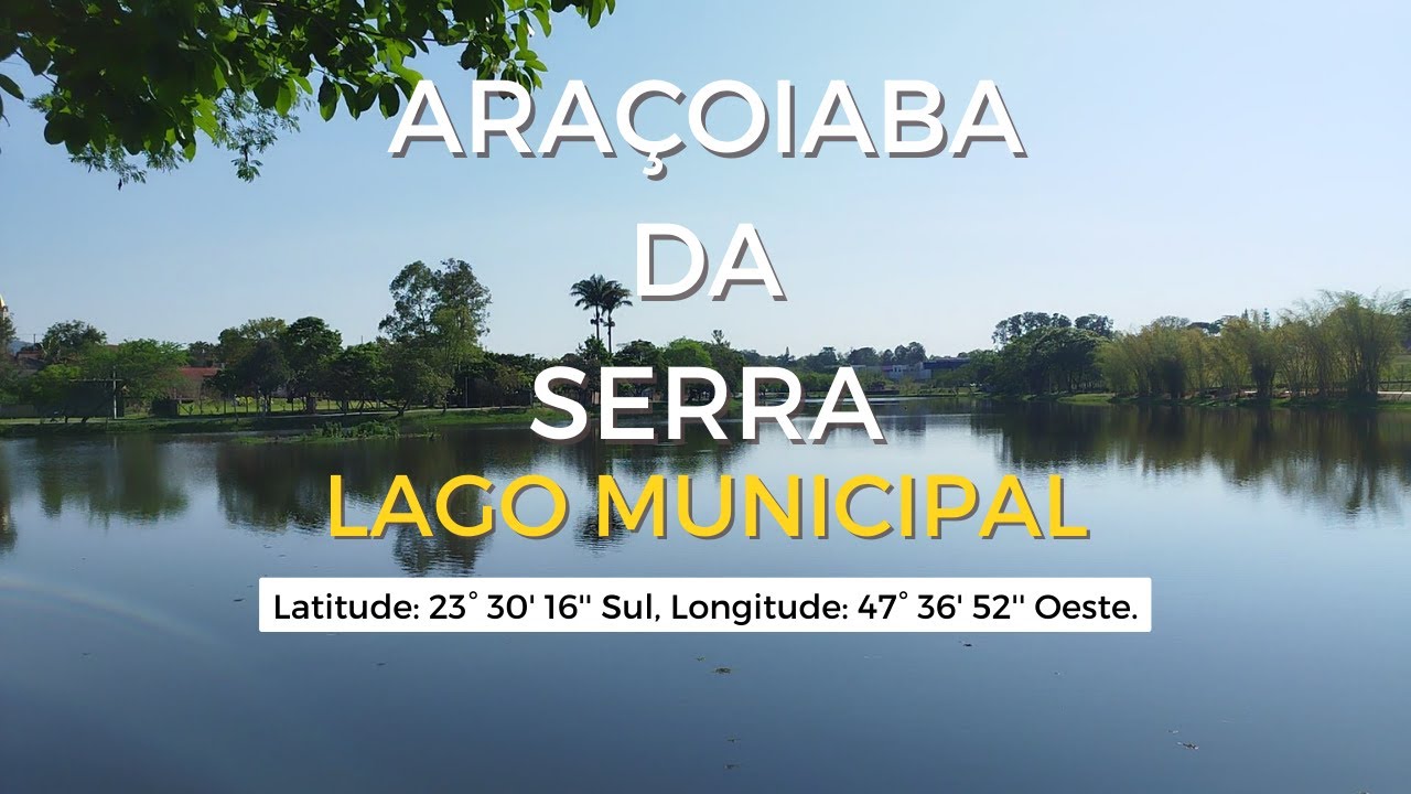 Andando pelo Lago Municipal em Araçoiaba da Serra - #araçoiabadaserra #aracoiaba #turismo