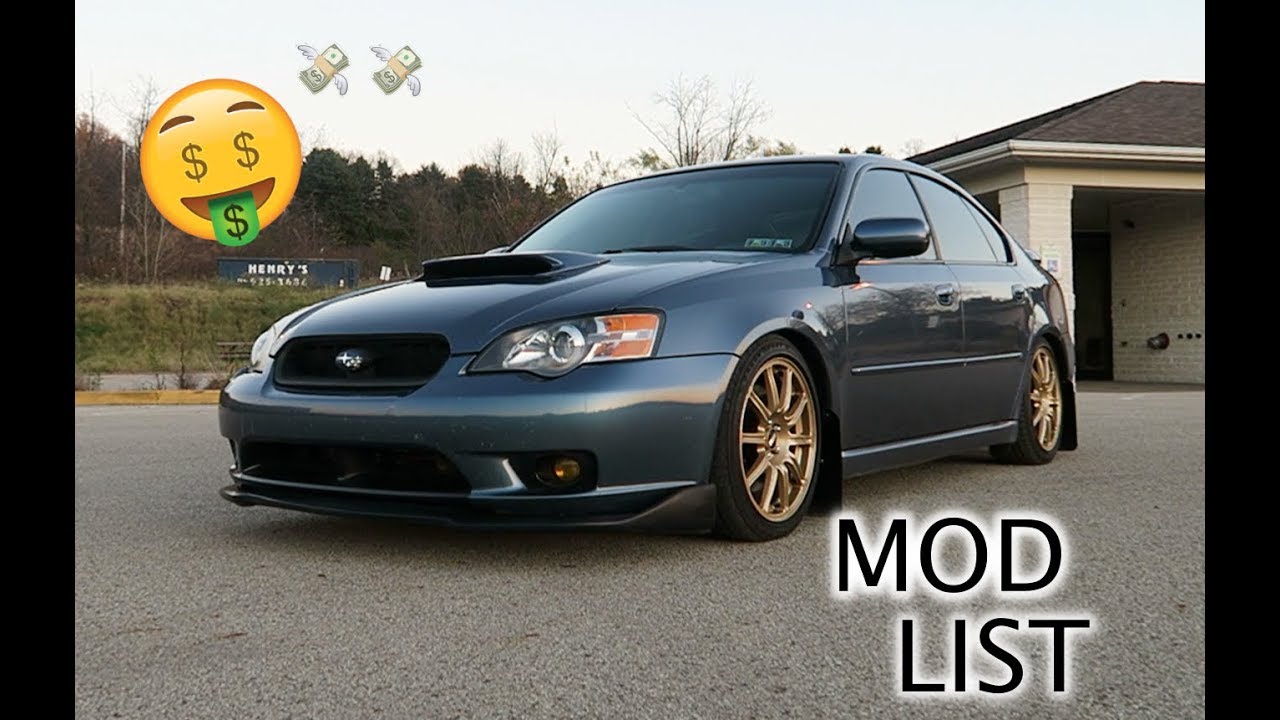 LEGACY GT -  FULL MOD LIST