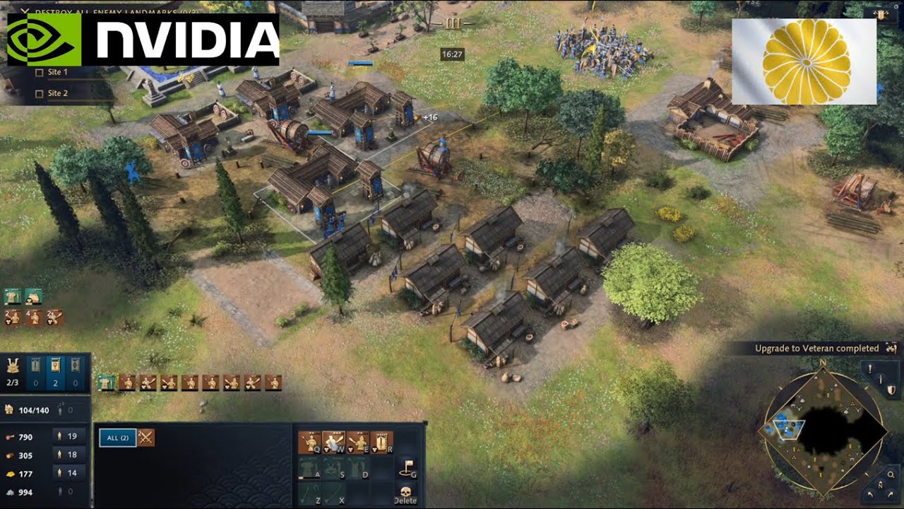 Age of Empires 4 - 1v1 Japanese vs Order of the Dragon Fast Win | Multiplayer Gameplay