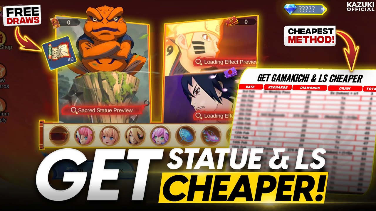 GET GAMAKICHI STATUE & LOADING EFFECT IN JUST 1100 DIAMONDS!!!