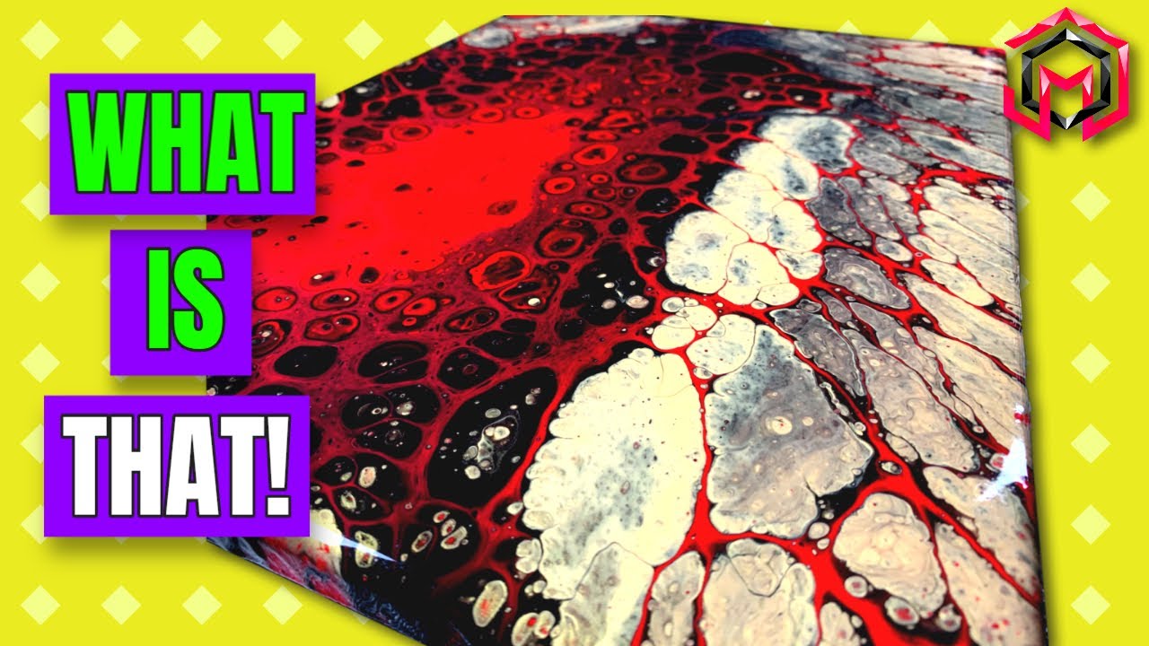🎧 Funnel Acrylic Pour Painting Amazing Cells without Silicone Fluid Art with JMoPainting