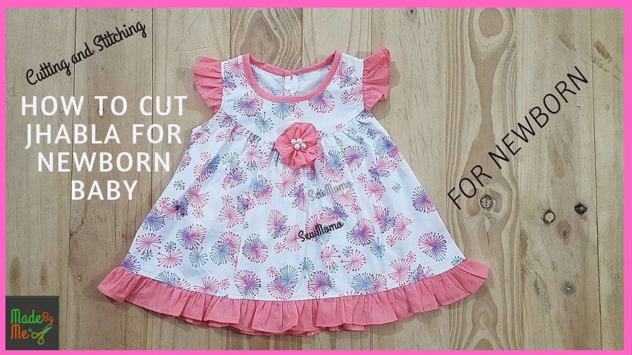 How to Cut Jhabla For Newborn Baby | Cutting and Stitching