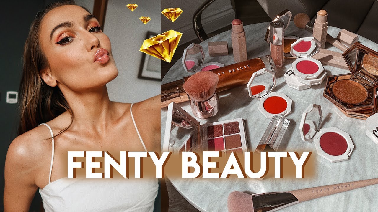 FENTY BEAUTY FULL FACE REVIEW & TESTING - FENTY CREAM BRONZERS & BLUSH - SUMMER LOOK | Blaise Dyer