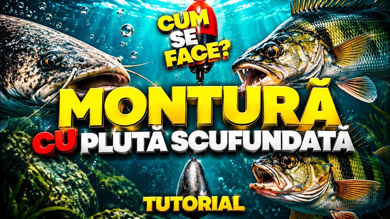 Cum se face Montura cu plută scufundată cu TEU (Blocaj Înaintaș) pentru Șalău și Biban (TURORIAL)