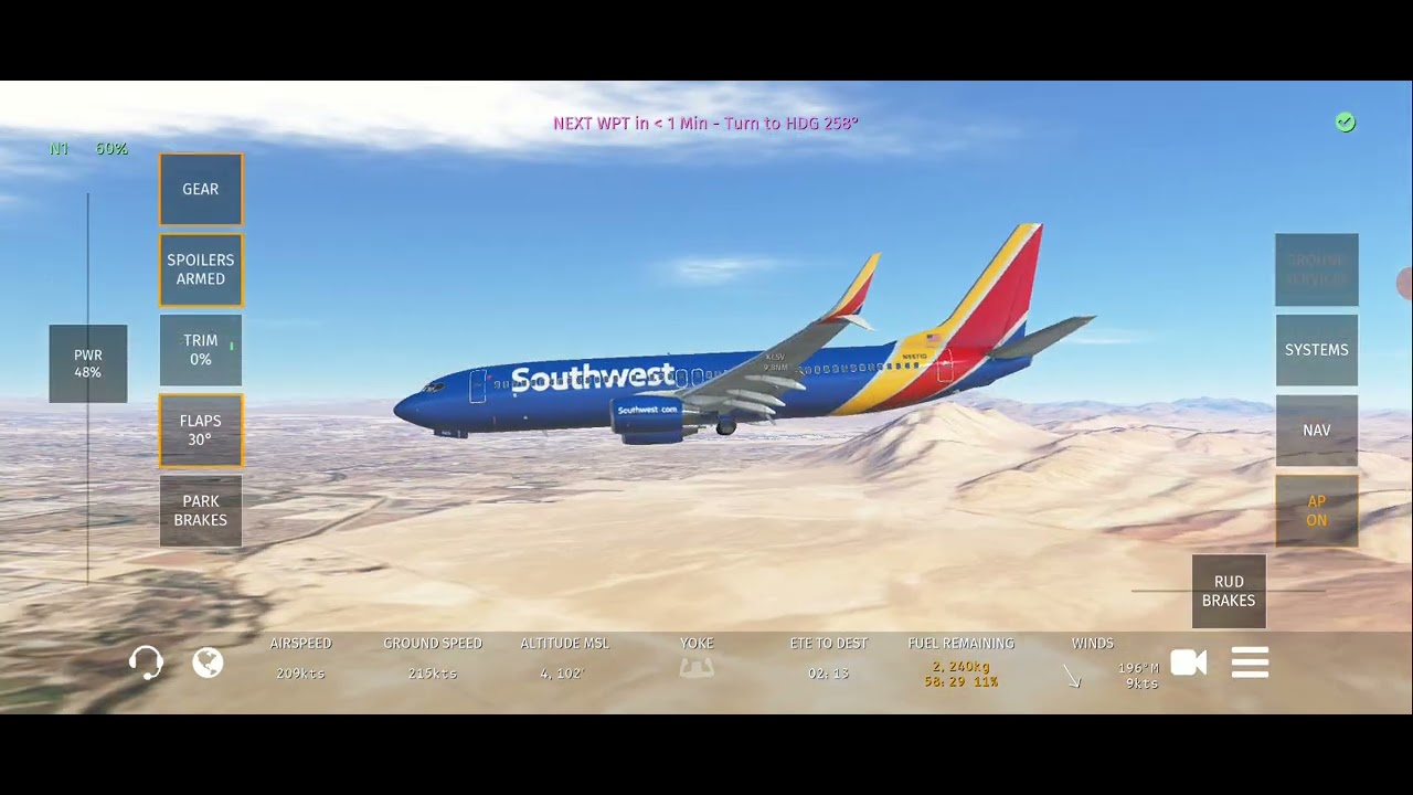 LAS landing feb15