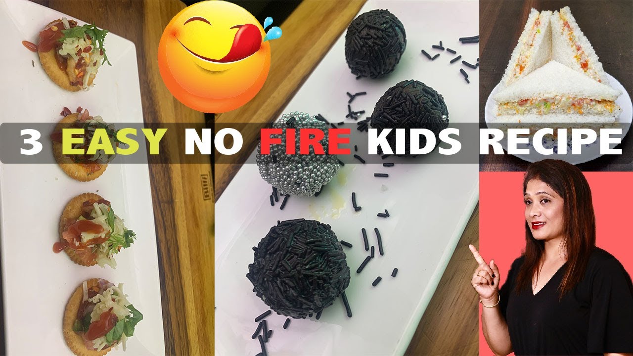 3 EASY NO FIRE KIDS RECIPE l Fireless Cooking l Cook With Asha