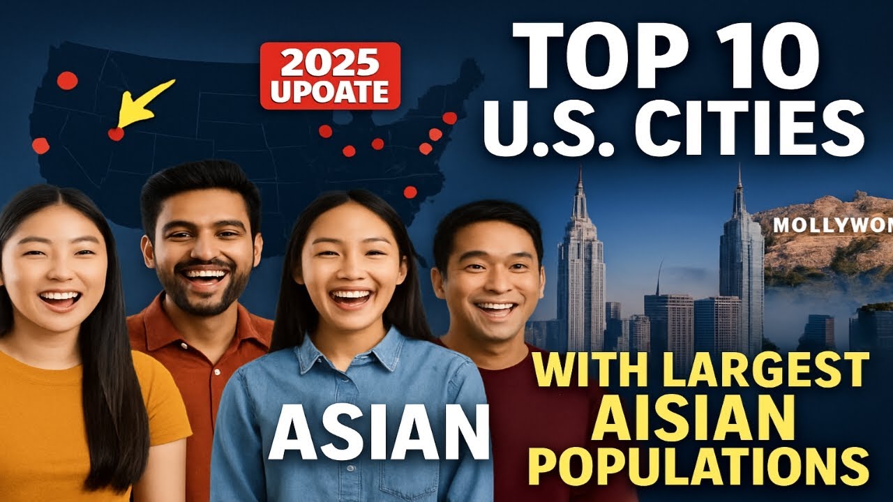Top 10 U.S. Cities with the Largest Asian Populations (2025 Update)