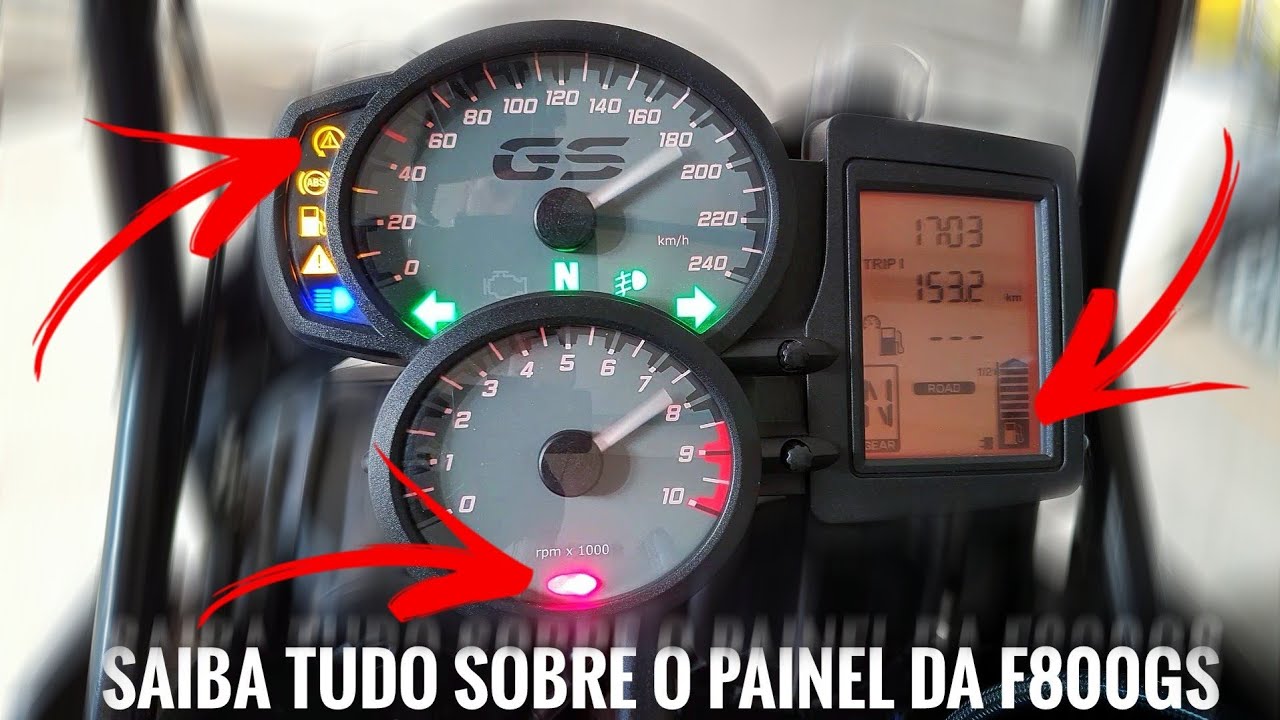 FUNÇÕES NO PAINEL DA F800GS - CASAL GSA