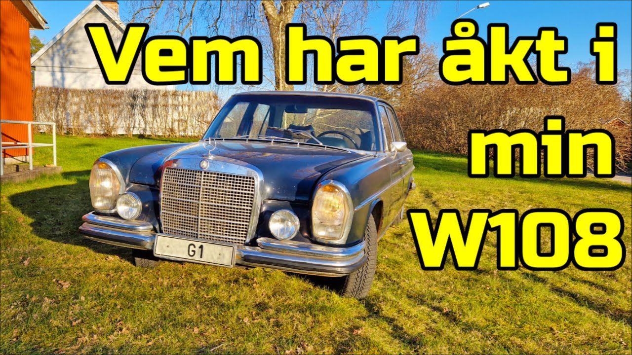 Mercedes-Benz 280 SE W108 historik och backspeglar
