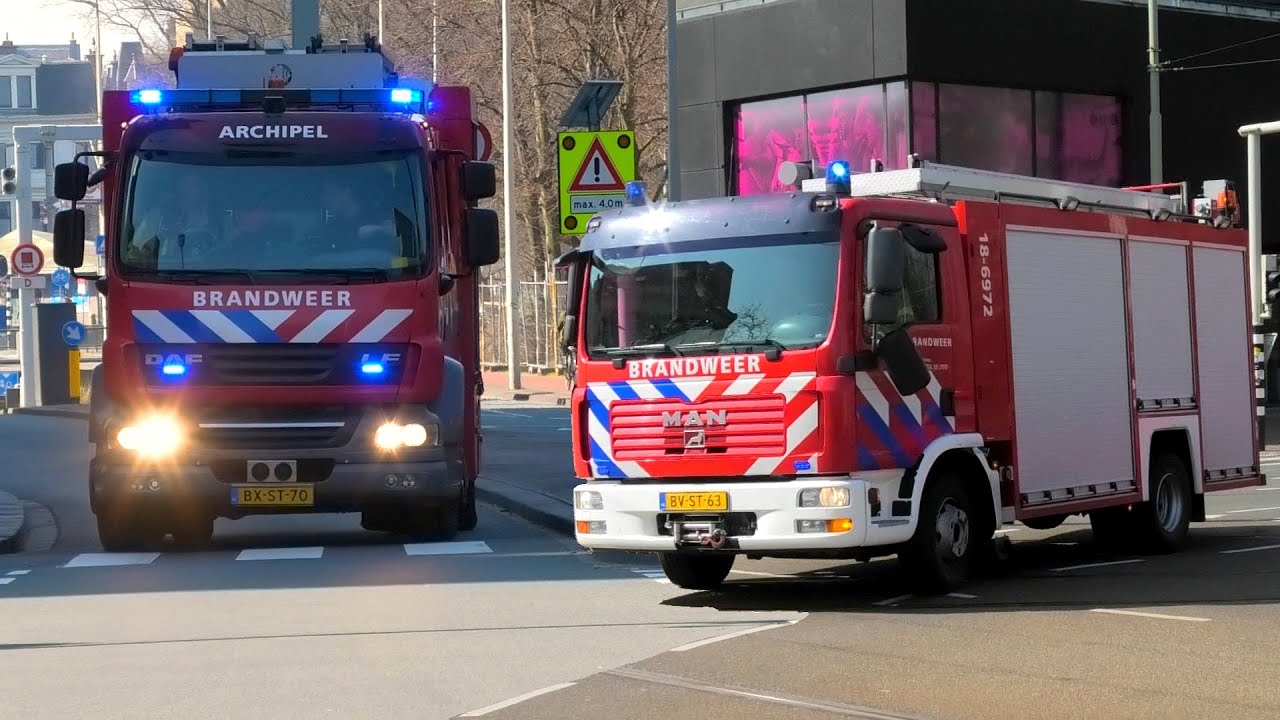 [25/03/2022] Verschillende hulpdienst [rijopleidings-] voertuigen met spoed in Den Haag