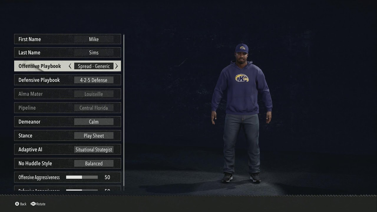 Kent State Golden flashes Dynasty Ep 2 Season 1( Coach Mode no playing as players)