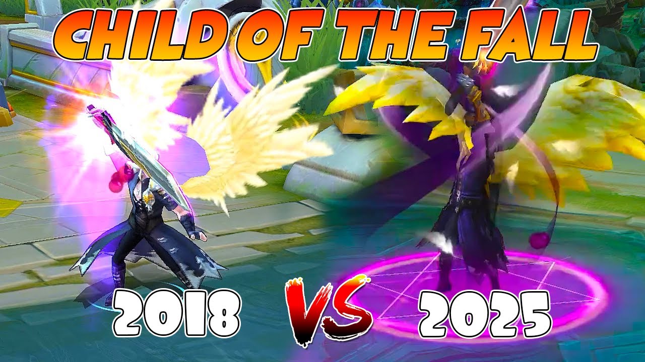 Alucard Child of the Fall OG 2018 VS Revamp 2025 Skin Comparison