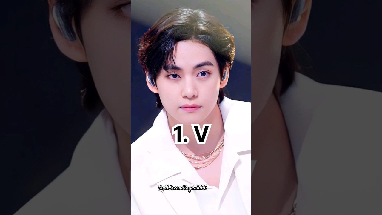 top 7 most handsome bts members 2024😍😘 #top10treandinghub #viral #bts