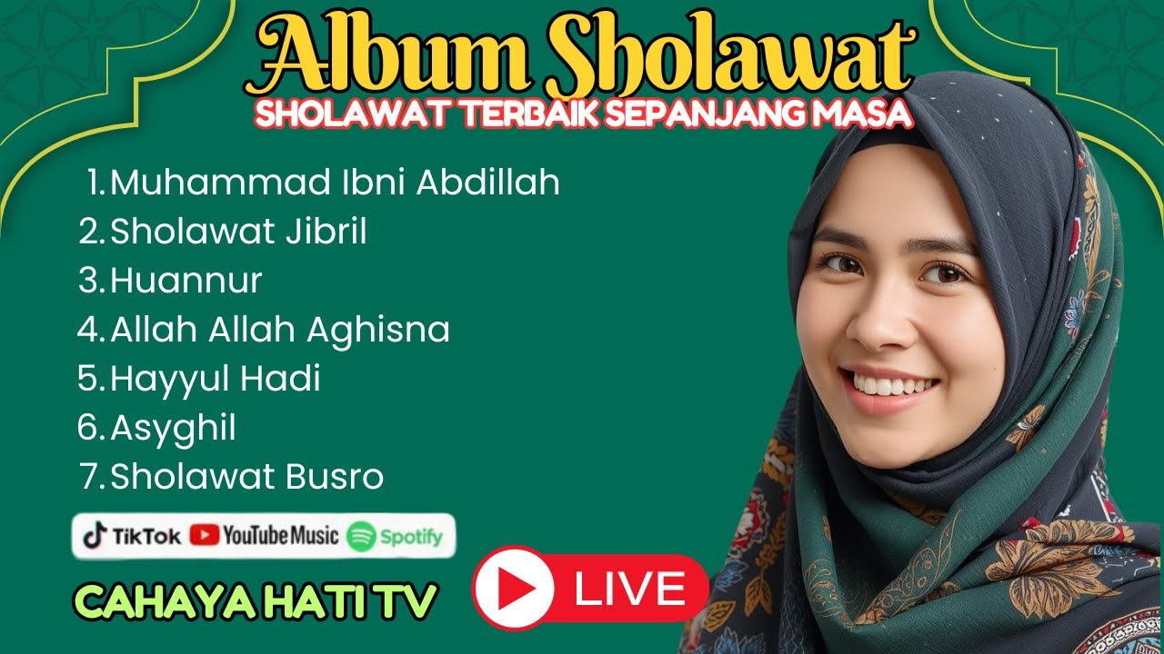 🔴 FULL ALBUM SHOLAWAT TERBARU 2026 PENYEJUK HATI | VIRAL TIKTOK #SholawatNabi #SpotifyHits