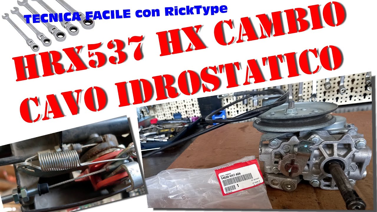 Honda HRX cambio cavo trazione rasaerba idrostatico hydro