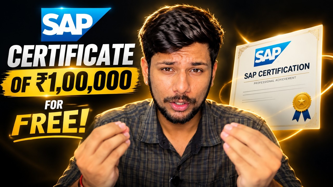 Get 2 SAP Certifications FREE as a Student 😱 | SAP Certification Complete Guide 2026