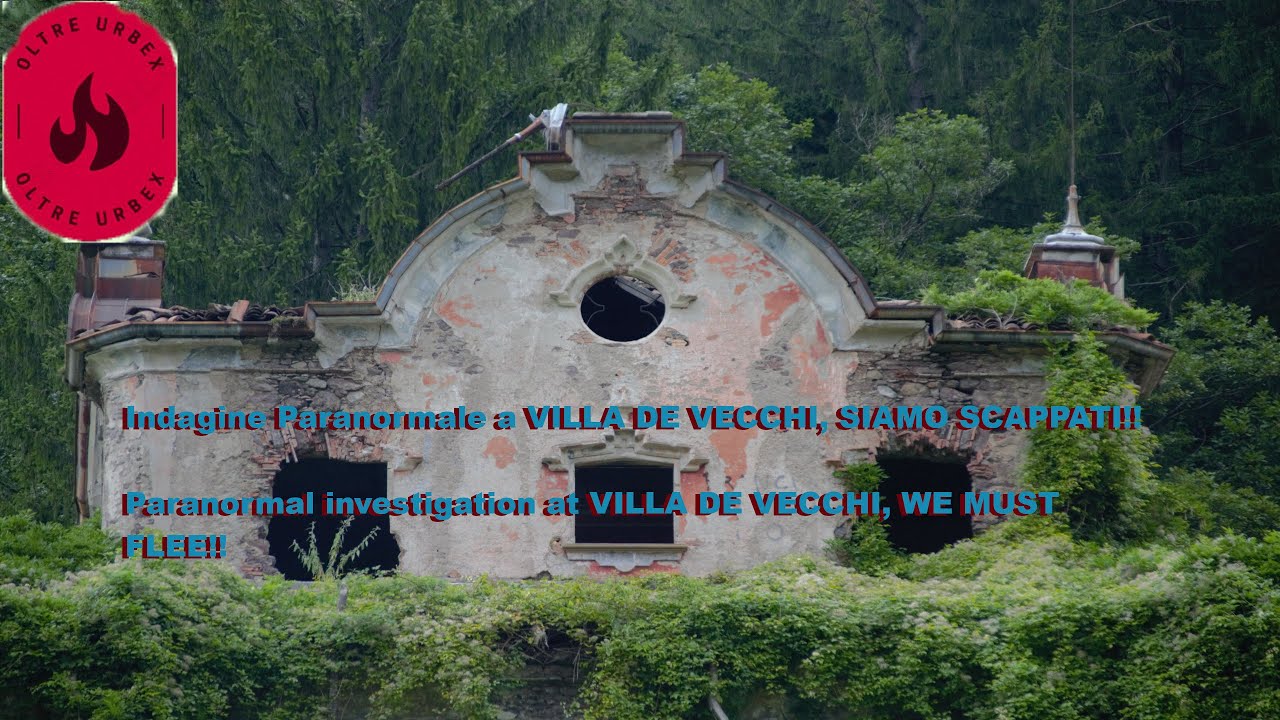 Indagine paranormale con u. p. e.,dobbiamo scappare/we must flee from here(paranormal investigation)