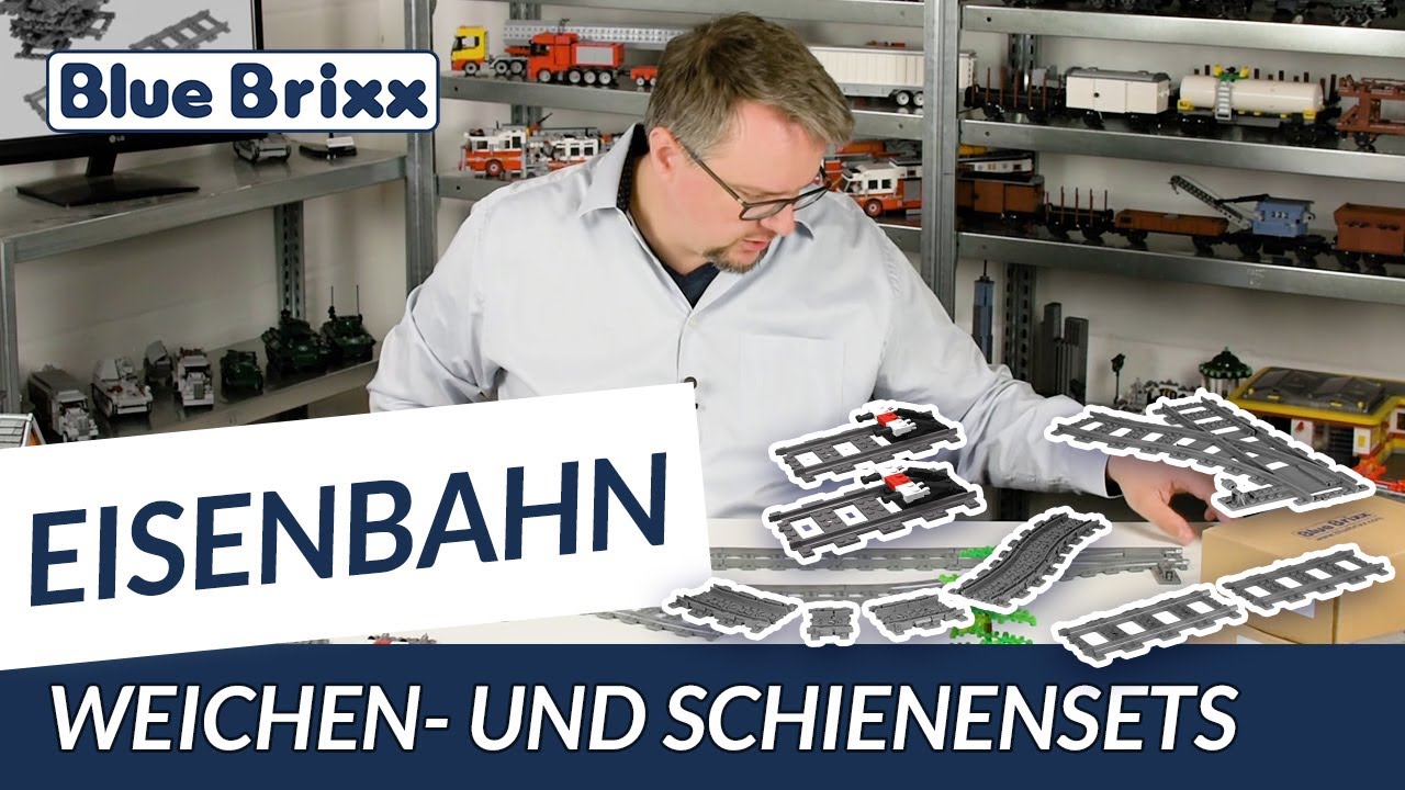 Eisenbahn-Zubeh&ouml;r: Weichen- und Schienensets von BlueBrixx