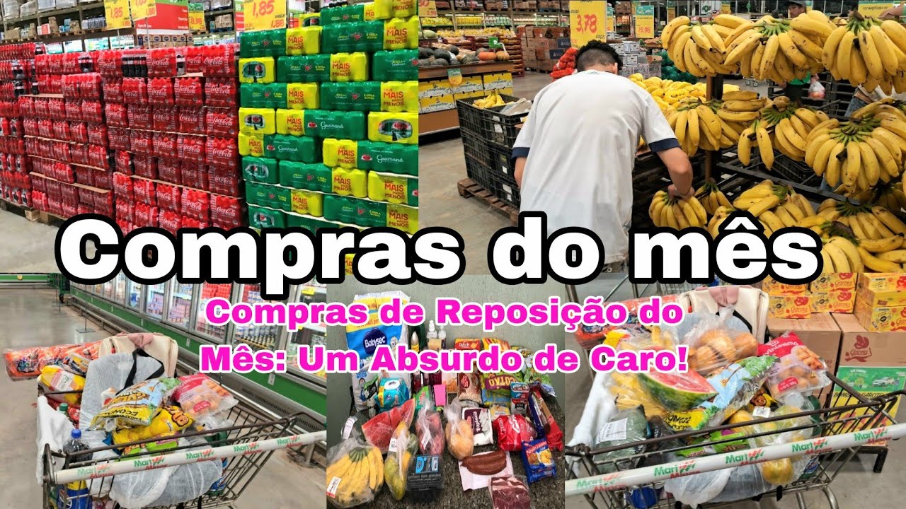 Compras de Reposição do Mês: Um Absurdo de Caro!😱🛒
