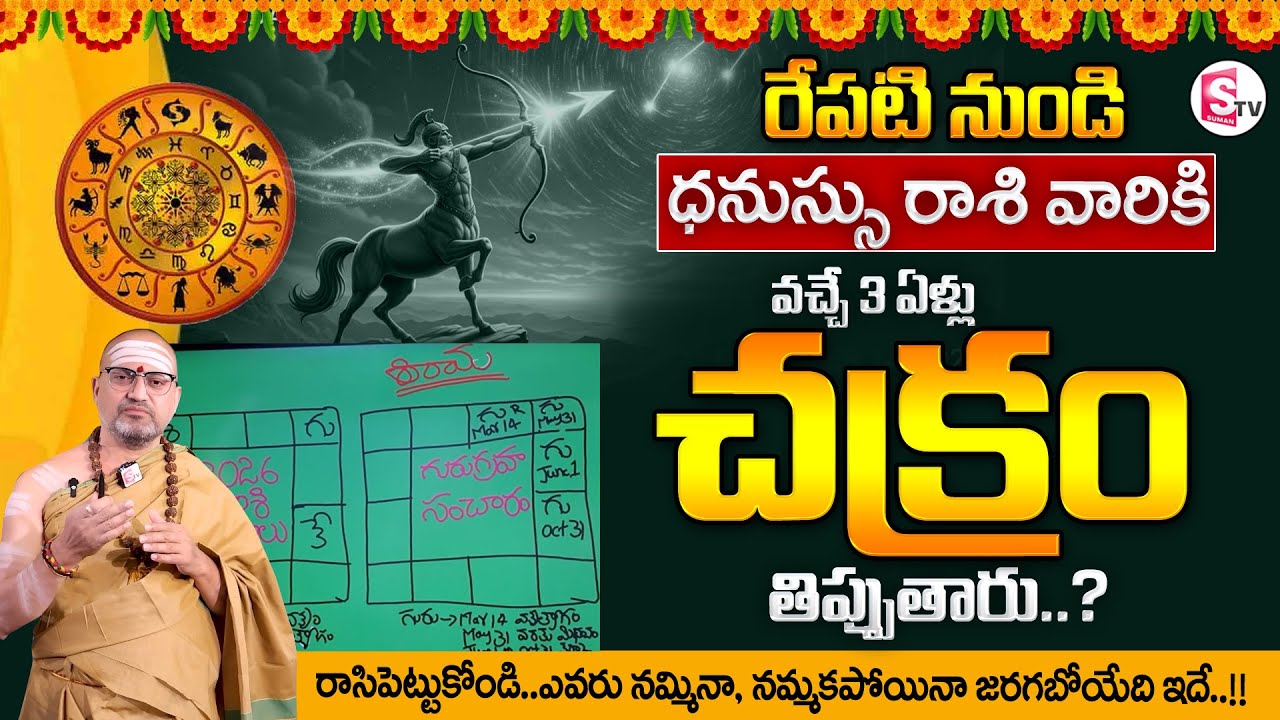 Nandibhatla Srihari Sharma : Dhanussu Rasi 2026 |SAGITTARIUS Horoscope| Yearly Rasi Phalithalu | MD