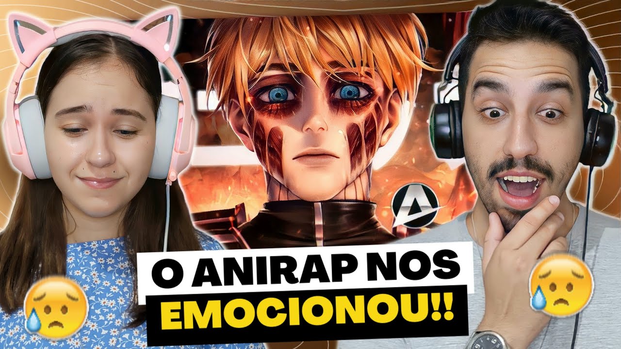 ESSE FOI HERÓI! | Reagimos a ♪ Armin | Colossal | AniRap | Attack on Titan | React em Casal 🎧