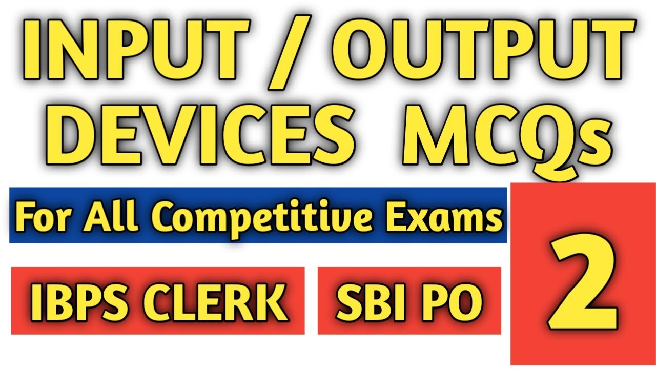Input Output Devices computer mcqs | input output device mcq | input and output devices jkssb | JS